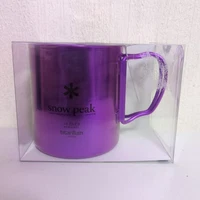 Snow Peak Titanium Double Mug 450ml Limited Edition Purple
