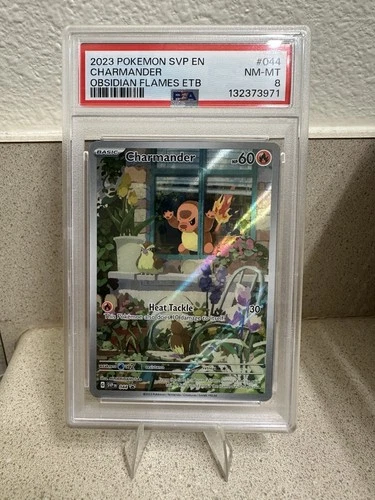 Charmander Pokemon TCG SVP44 Obsidian Flames Promo Card PSA 8