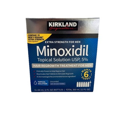 [03/27] Kirkland Minoxidil 5% Hair Regrowth Solution Extra Strength Men 6 Month