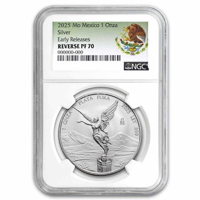 2025 Mexico 1 oz Silver Libertad Reverse Proof PF-70 NGC (ER) | eBay
