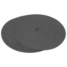 Tree Mulch Ring 62cm Nonwoven Tree Protector Mat Plant Cover Black 4 Pack