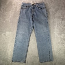 Levi  s 505 Regular Fit Men  s Blue Denim Jeans Size 33x30 Medium Wash