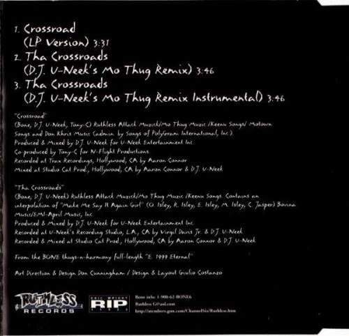 Bone Thugs-N-Harmony - Crossroads CD Maxi CD Hip Hop 8525 - Bild 4 von 4