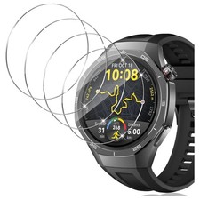 Hartglas Displayschutzfolie 4 Stück für Huawei Watch GT 5 Pro 46MM kratzfest