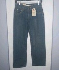 Levi s 550 Boys Jeans Size 14 27x27 Relaxed Fit Tapered Blue Denim NWT