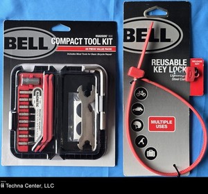 Bell Sports Bike Roadside 600 Compact Tool Kit & Zip Tie Key Lock