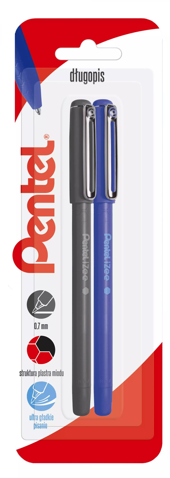 5902894024955 Dugopis 0,7 mm BX457 2 kolory Pentel
