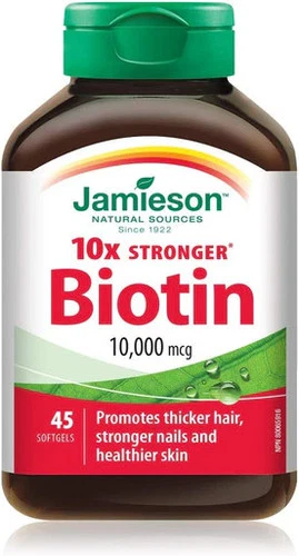 Jamieson Biotin 10,000 mcg, 45 softgels