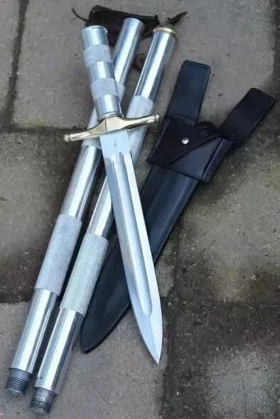 CUSTOM HANDMADE D2-TOOL STEEL HUNTING LONG SPEAR WITH STEEL HANDLE|Camping Spear