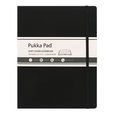 PUKKA PAD 9942SIG 11 in. x 8.5 in. Soft Cover Notebook - Black Cover New