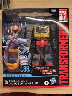Transformers The Movie Studio Series 86 #06 GRIMLOCK & AUTOBOT WHEELIE Brand NEW