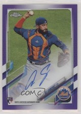 2021 Topps Chrome Rookie Purple Refractor 67/250 Ali Sanchez #RA-ALS Auto 2f9