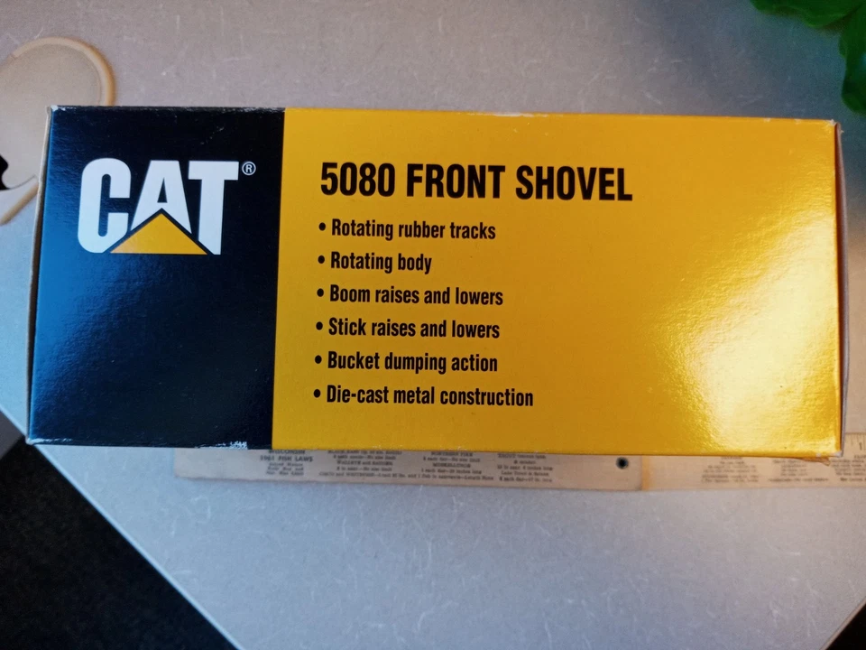 Ertl Cat 5080 Front Shovel 1/50 #2676 1997 Caterpillar - Image 4 of 4