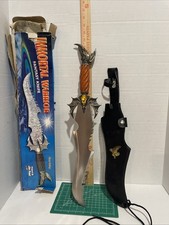 Jim Frost Cutlery Immortal Warrior Fantasy Knife overall length 23¼", w/ Sheath