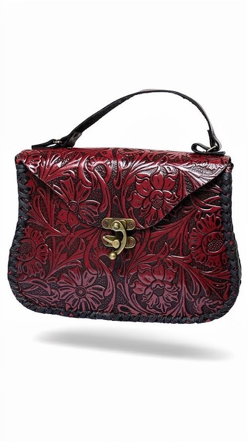 Mexican Vaqueta Leather Bag – Genuine Hard Leather – Handmade in León, Mexico