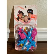 Vintage Edward Jay Accessories Hair Clips Barrettes 80s 90s Multi Color Set NIP