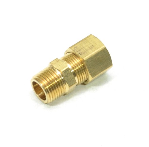1/2 OD Compression Tube to 3/8 Male Npt Adapter Fitting Connector Water Oil Gas - Picture 3 of 7