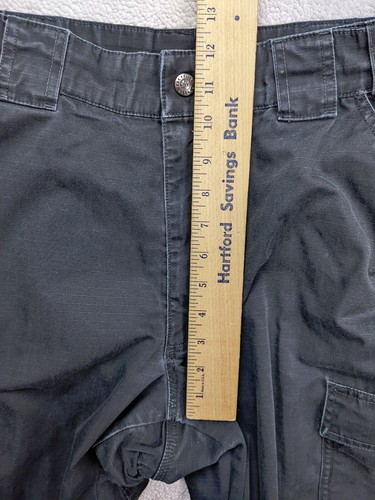 5.11 Tactical Pants Mens 35-39x34 Elastic Waist Black Poly Rip Stop Cargo - Picture 10 of 13