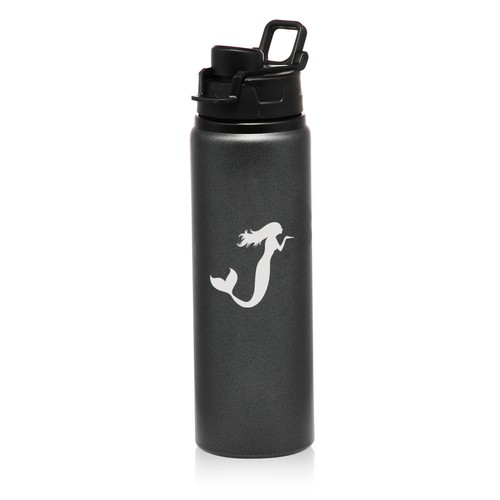 25oz Aluminum Sports Water Bottle Travel Mermaid - Picture 4 of 9