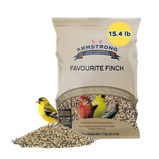 Armstrong Wild Bird Food Favourite Finch Bird Seed Blend For Finches, 15.4lbs