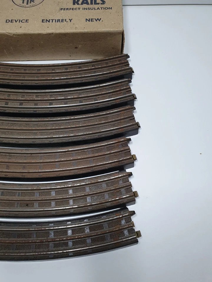 TRIX/TWIN TTR `OO GAUGE` 459744 Curved Rails 6 PIECES Boxed Vintage Track Model - Image 3 of 4