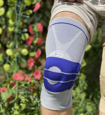 Bauerfeind GenuTrain Size 0 Knee Joint Brace Patella Support ACL Meniscus Hinge