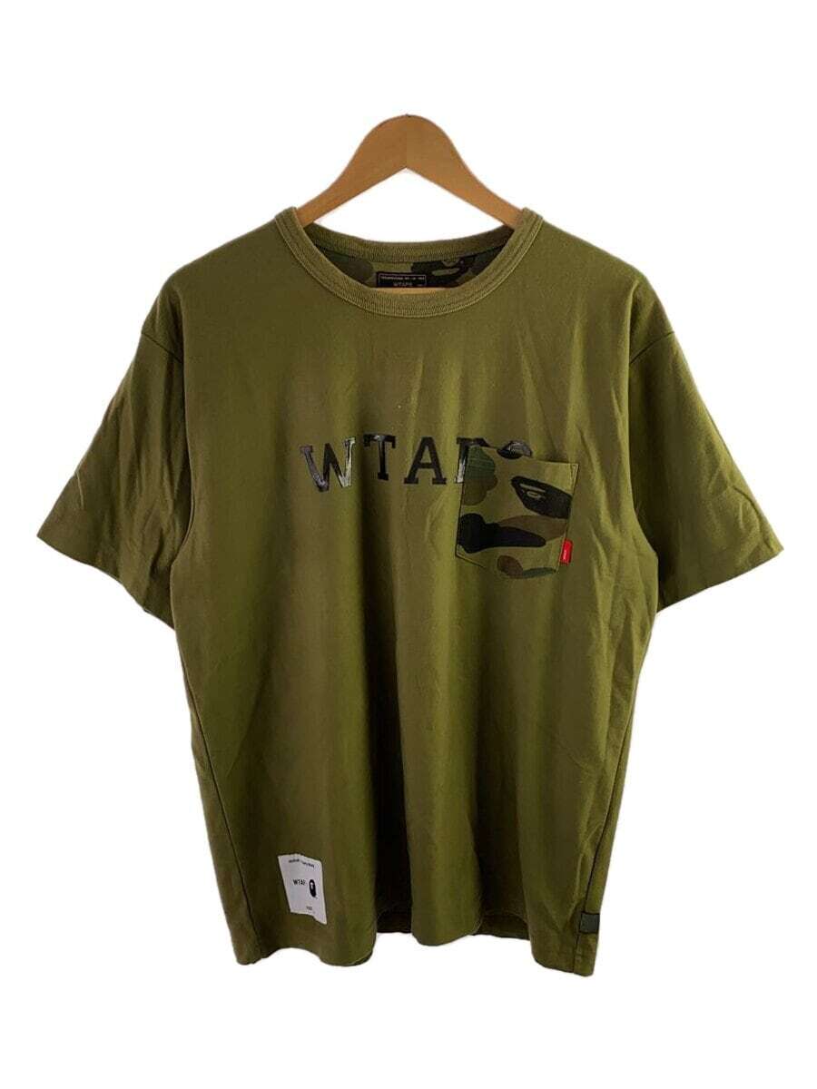 WTAPS × A BATHING APE TShirt khaki 2 Used | eBay WTAPS × A BATHING APE TShirt khaki 2 Used | eBay
