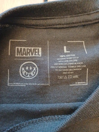 MARVEL SPIDERMAN T-SHIRT LARGE BLACK New - Picture 9 of 13