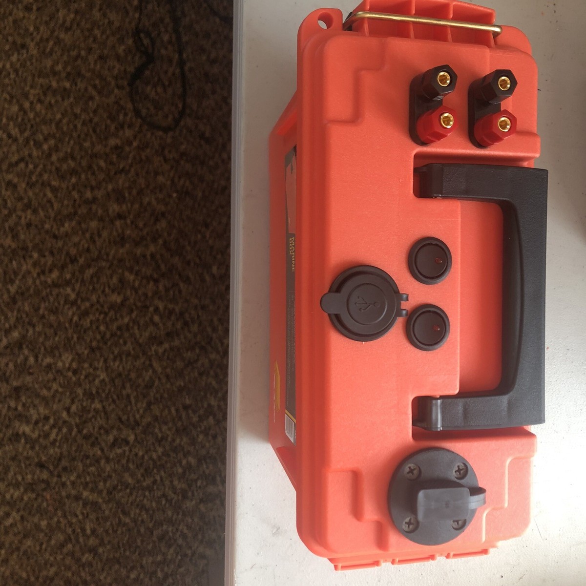 battery box for ice fishing Hole Powerbox in any conditions. Battery Box Complete W/Vent Black