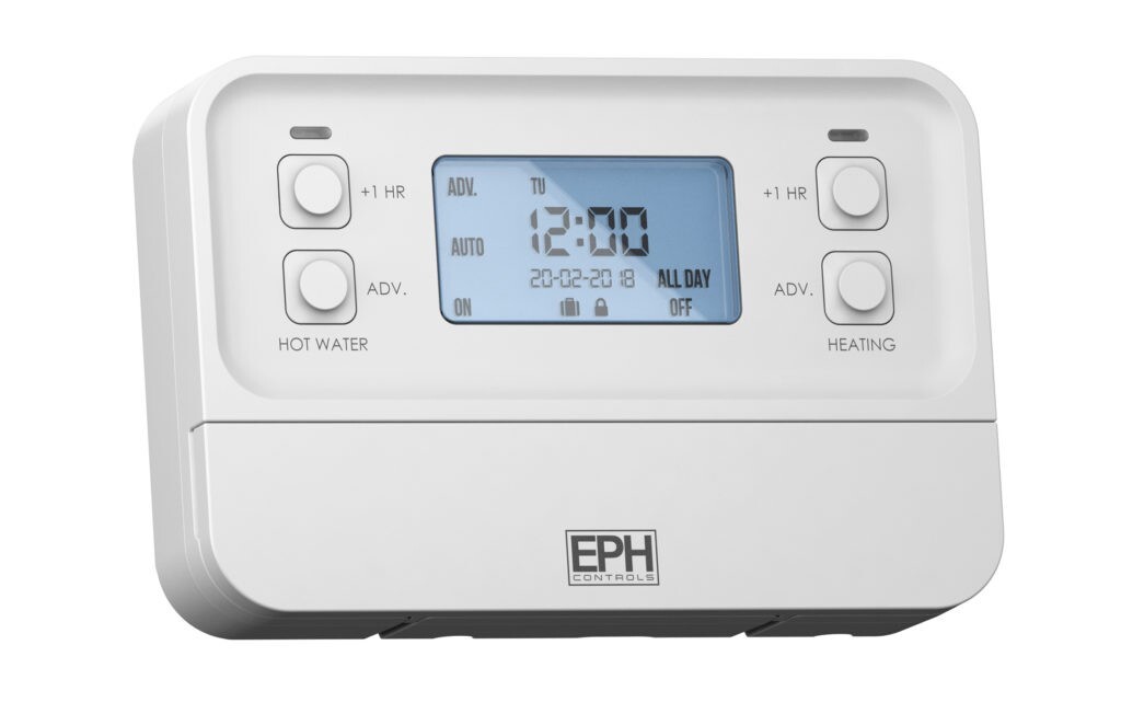 EPH A27-HW Wired Central Heating & Hot Water Programmer Twin Channel