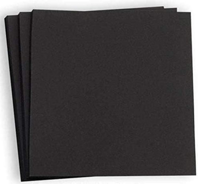 Black Colored Cardstock Scrapbook Paper 12X12 Heavy Weight 80 Lb Cover Card Stoc
