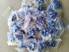 400$ Value Large Xbox Controller Buttons Lot Metal Bullet Buttons Cosmetic Blue