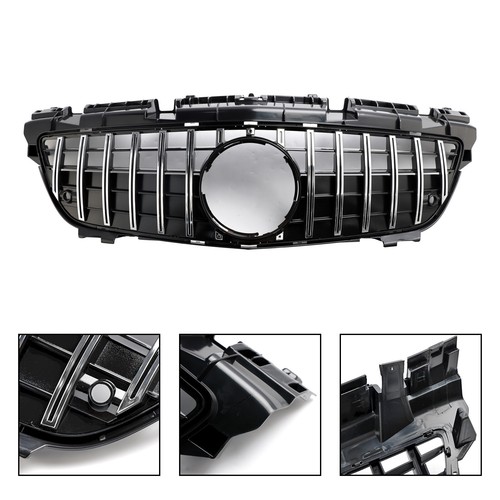 Chrome Front Radiator Grill Grille Fit Mercedes SLK-Class R172 SLK55 2011-2016 *