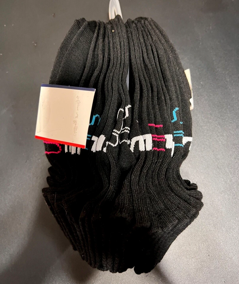 FILA Mujer NO SHOW CALCETINES TOBILLEROS 10 PARES Negro Malla Aireada TALLA 6 - 12 NUEVOS Foto 2 de 4