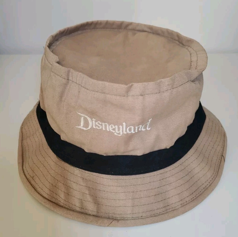 Vintage Mickey Mouse Bucket Hat Adult One Size Tan Khaki  display picture 2