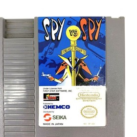 Spy vs Spy Mad TV Authentic Nintendo NES Game Cartridge