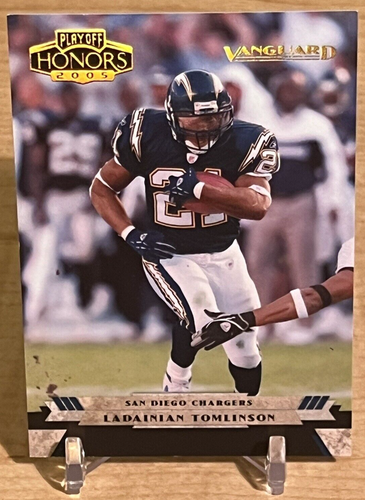 2005 Playoff Honors Vanguard 68/99 Ladainian Tomlinson #83 TCU/Chargers - Picture 1 of 4