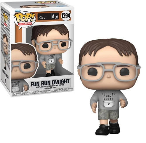 BOX DAMAGED Funko Pop! TV: The Office - Fun Run Dwight Vinyl Figure #1394 #65759