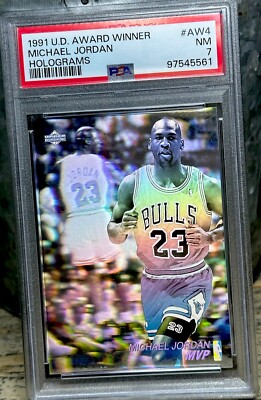 Michael Jordan PSA GRADED Card 90's UPPER DECK HOLOGRAM INSERT