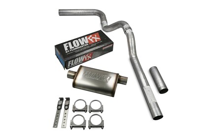 Chevy Avalanche 07-13 3'' Single Exhaust Kit S Exit Flowmaster Flow FX No Tip