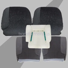 For 2003-2005 Dodge Ram Both Side Bottom + Top Seat Cover + Foam Cushion Gray