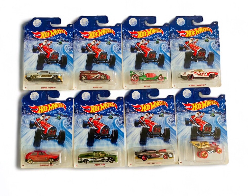Hot Wheels 2014 Holiday Hot Rods Lot Of 8 | eBay