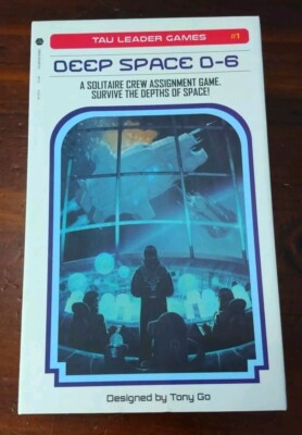 Deep Space D-6 (Board Game, 2015) Tau Leader solitaire worker placement COMPLETE