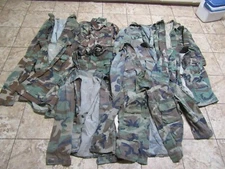 USGI ISSUE MILITARY BDU TOP JACKET LOT SET OF 10 ALL MEDIUM