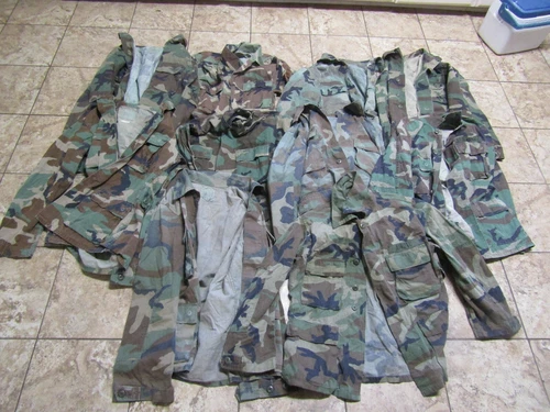 USGI ISSUE MILITARY BDU TOP JACKET LOT SET OF 10 ALL MEDIUM