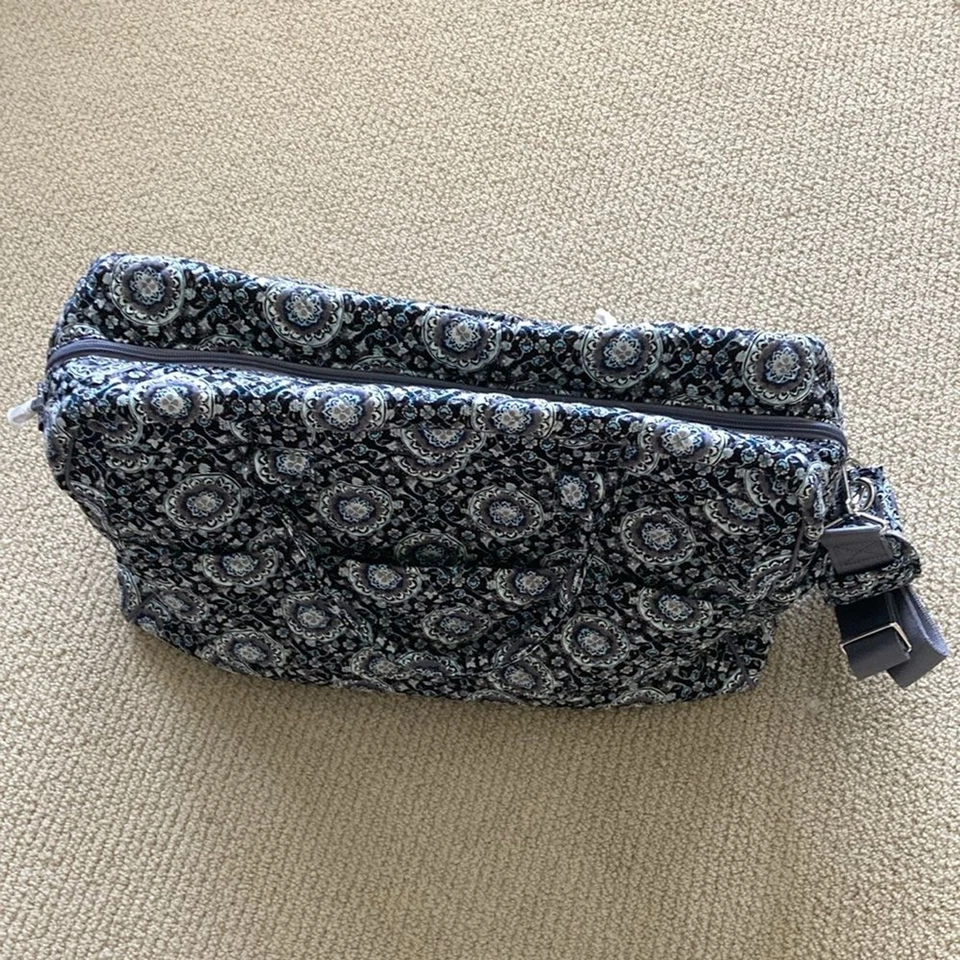 Bolso de Viaje Vera Bradley Icónico Fin de Semana Bolsa de Lona Carbón Medallón Nuevo con Etiquetas Foto 4 de 4