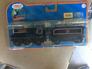 donald and douglas wooden trains