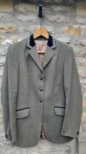 MEARS PYTCHLEY Women's Tweed Hacking Hunting Showing Jacket, Size 38