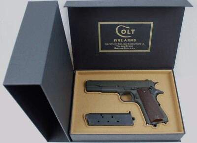 PISTOL GUN PRESENTATION CUSTOM DISPLAY CASE BOX for COLT m1911 A1