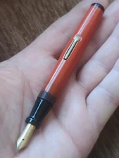 🔴SALZ  Fountain Pen with  Weidlich #4 M  14K Gold nib / Made in USA cca 1920s🔴